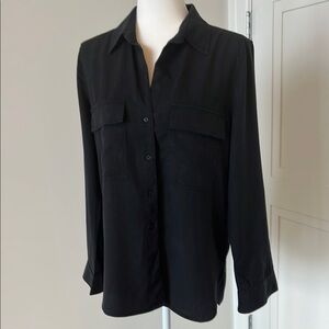 Classic Babaton Black Women's Button-Up Top